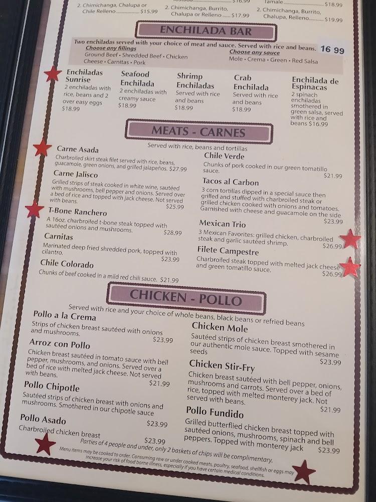 Los Compadres Mexican Restaurant Sampler Platter